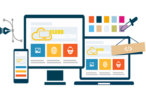 Cloud Marketing Illustration